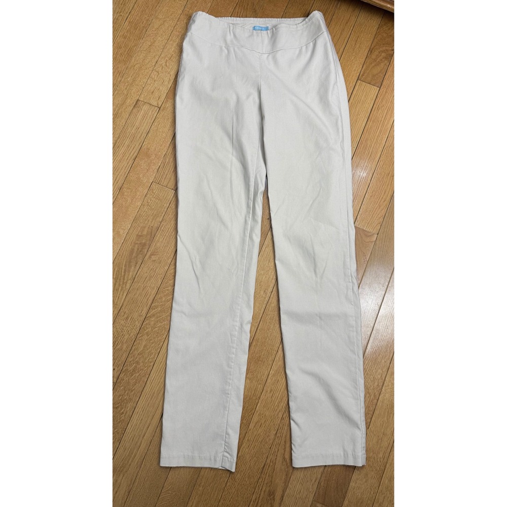J.McLaughlin Masie Slim Tapered Leg Elastic Waist Pull-On Pant Sand Beige Size 2 - Picture 5 of 7